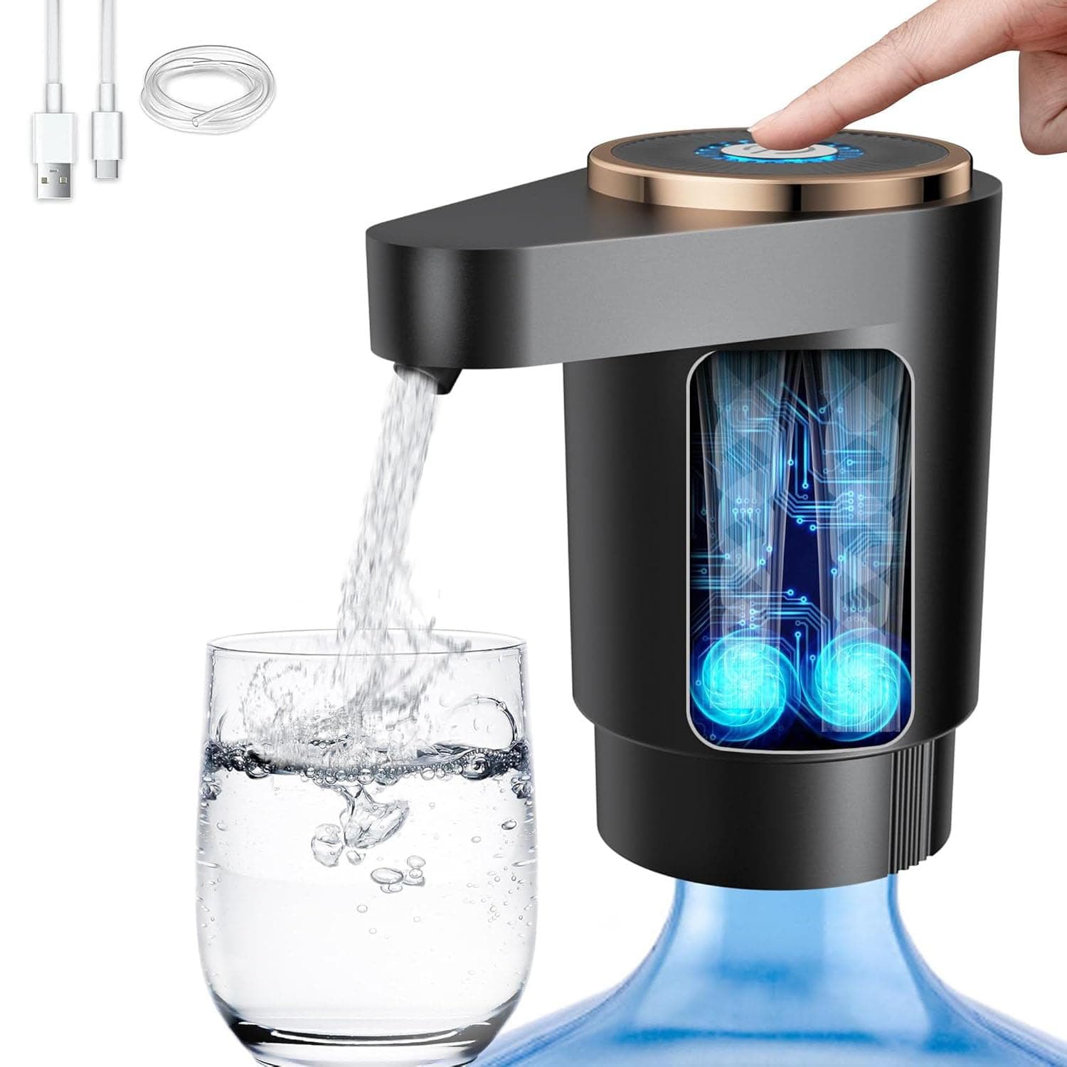 MCSWKEY Dispensador de Agua de Doble Motor