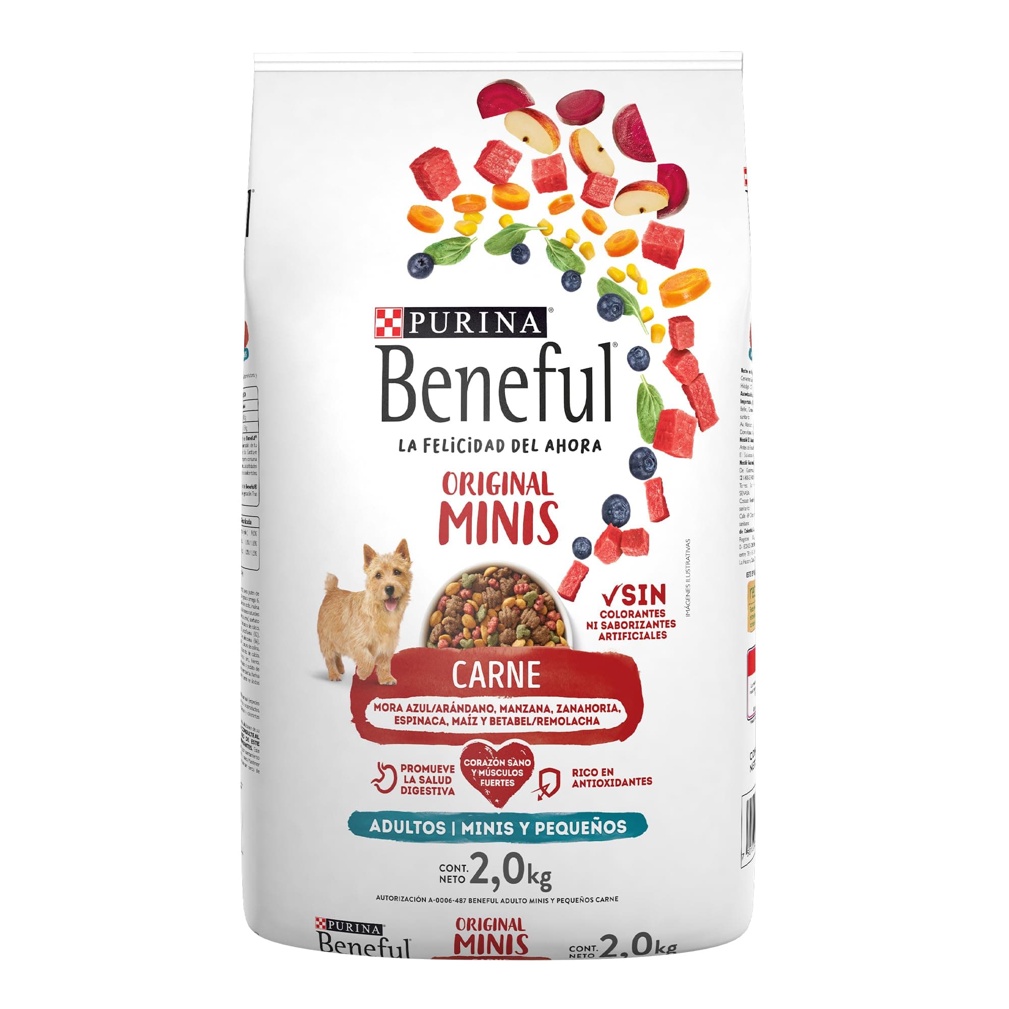 Purina Beneful Adulto Raza Pequeña Sabor Carne 2Kg