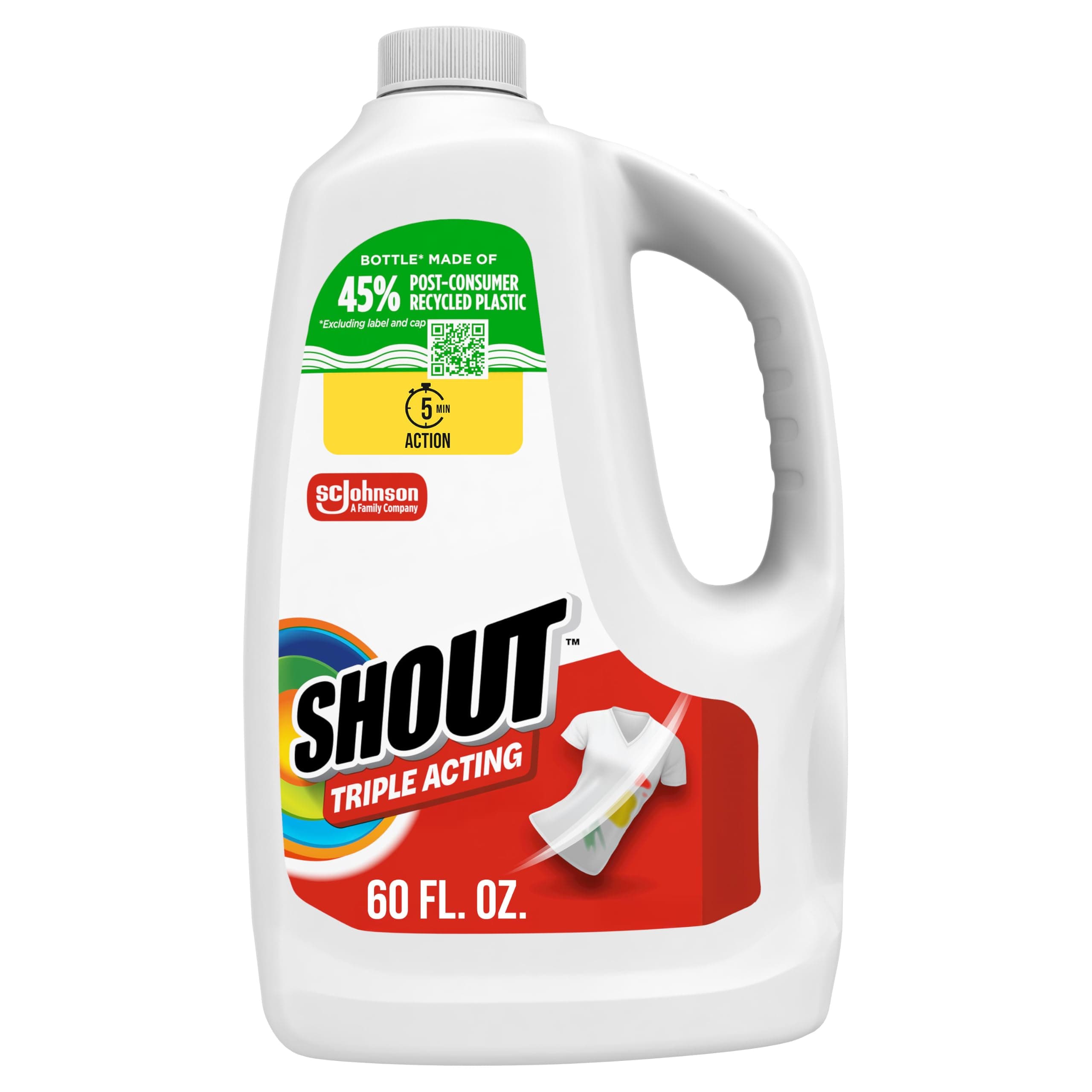 Shout Triple-Acting Stain Remover Refill - 60oz