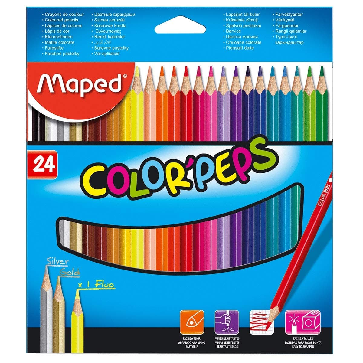 Maped - Color'Peps - Lápices de colores triangulares