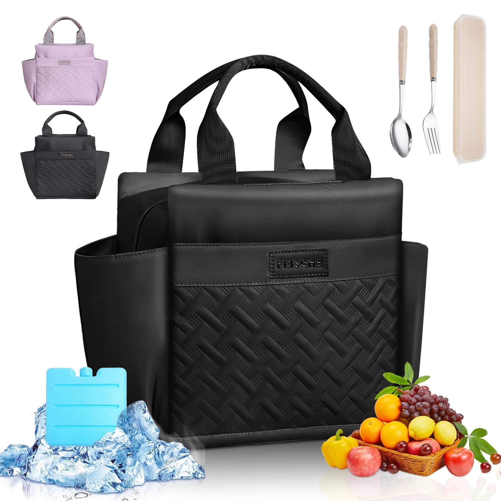 ZZBIFRJ Loncheras Térmica para Mujer