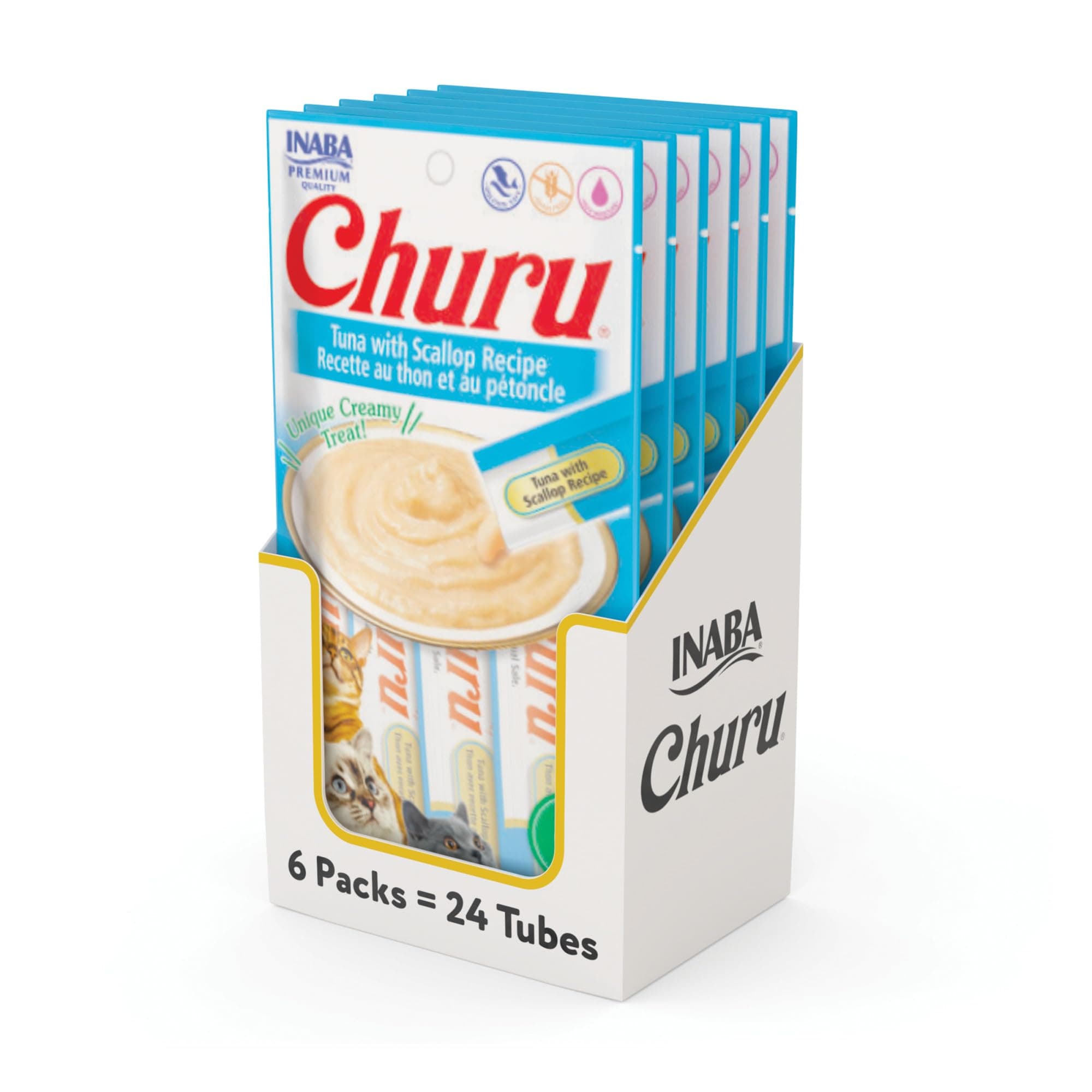 Inaba Churu Premios para Gato Sabor Atún y Vieira