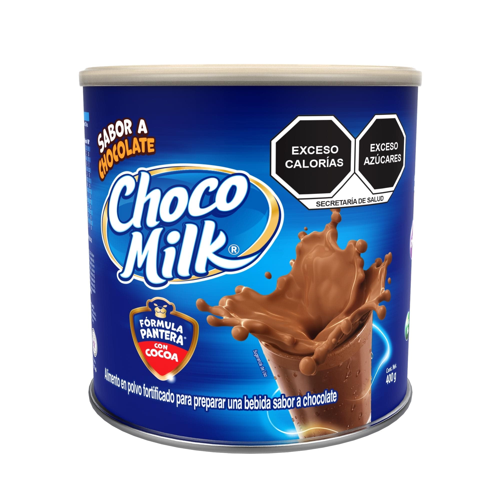 Choco Milk Alimento en Polvo Fortificado para Leche Sabor Chocolate Lata 400g
