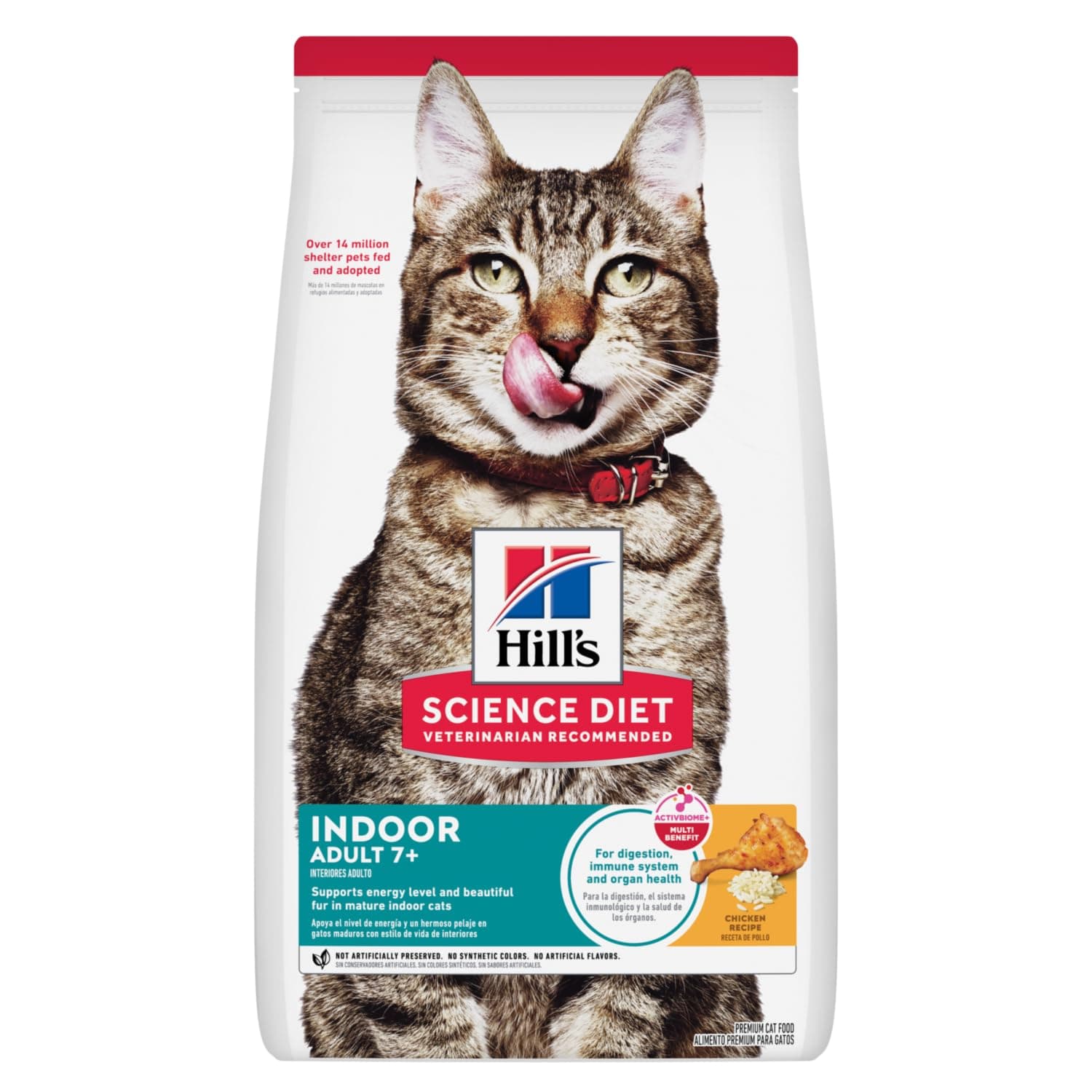 Hill's Science Diet Indoor Croquetas para Gato Senior Sabor Pollo 3.2Kg