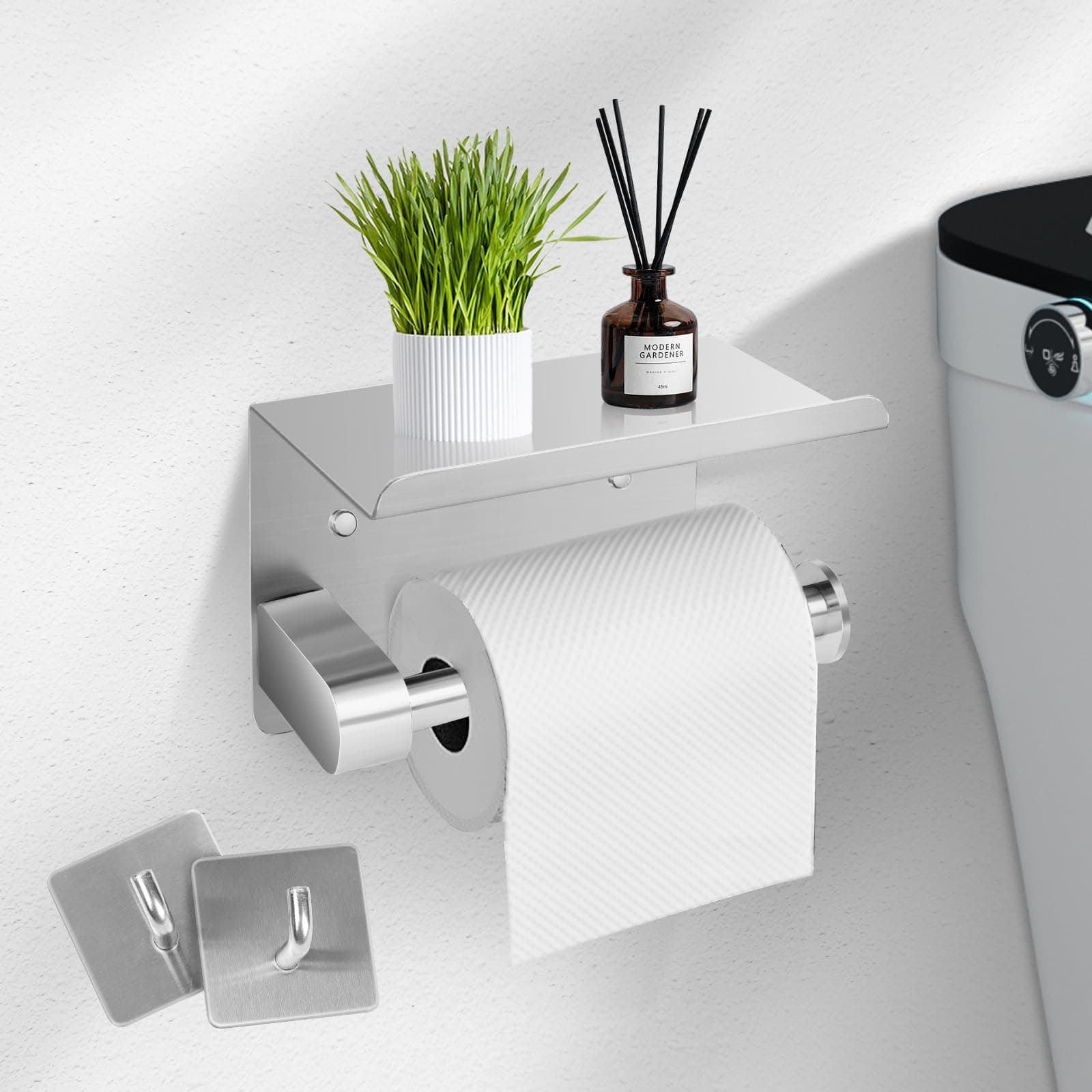 GALASALA Porta Rollos Papel de Baño, Soporte Higiénico Acero 304