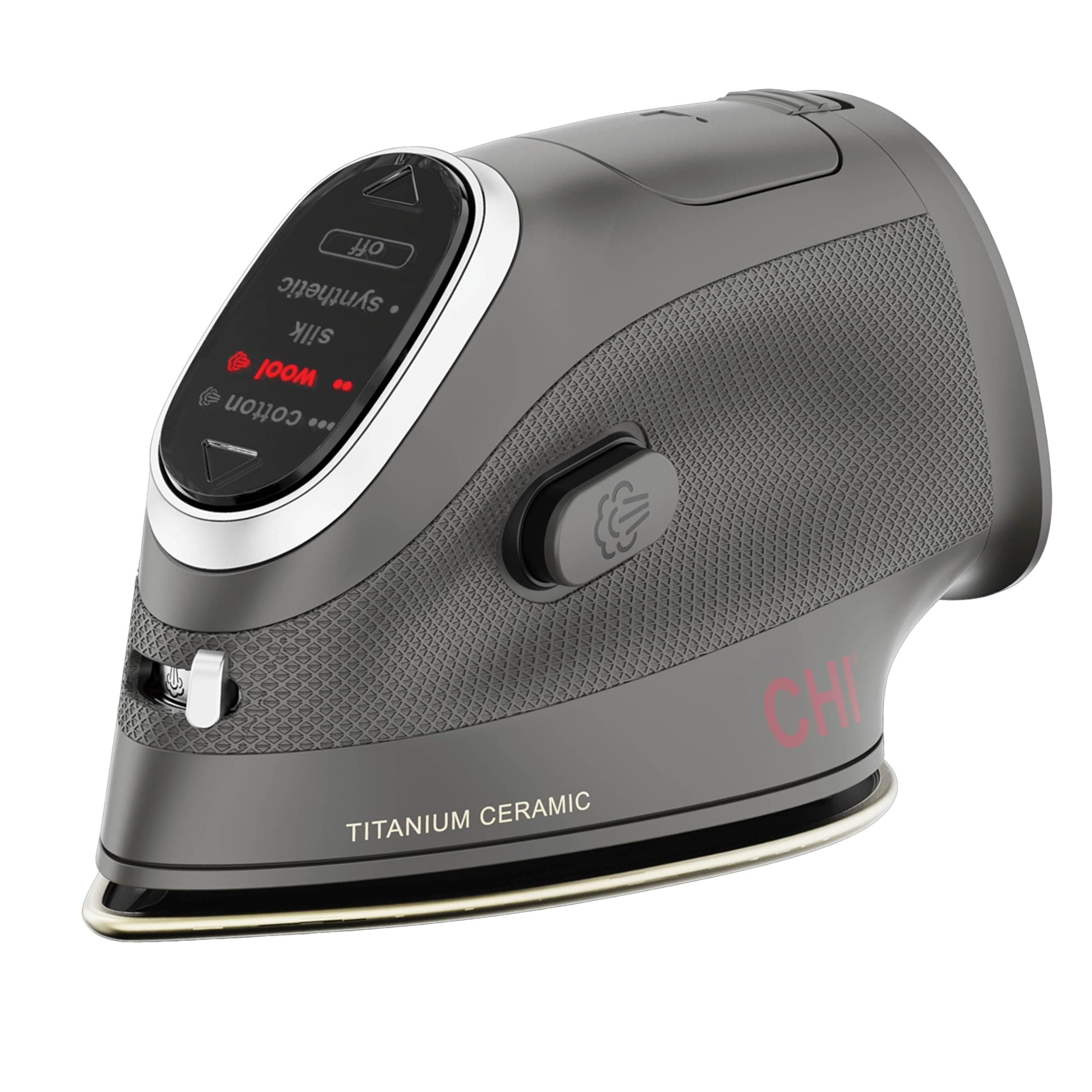 CHI Mini Plancha de Vapor Titanio Cerámico Gris 13120