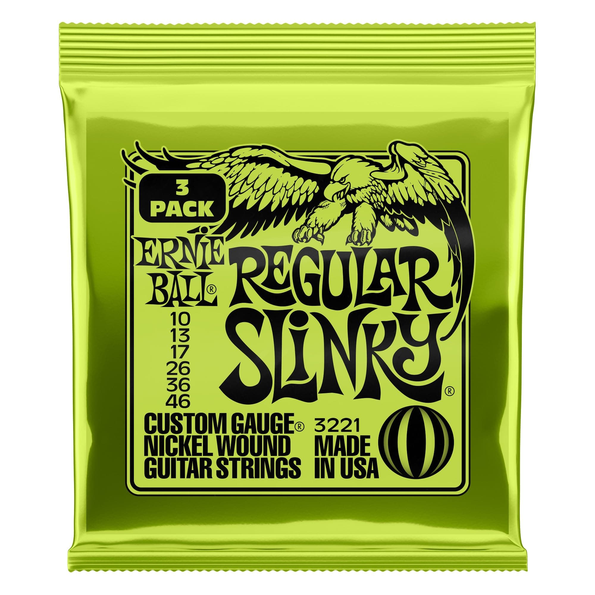 Ernie Ball slinky nickel Níquel