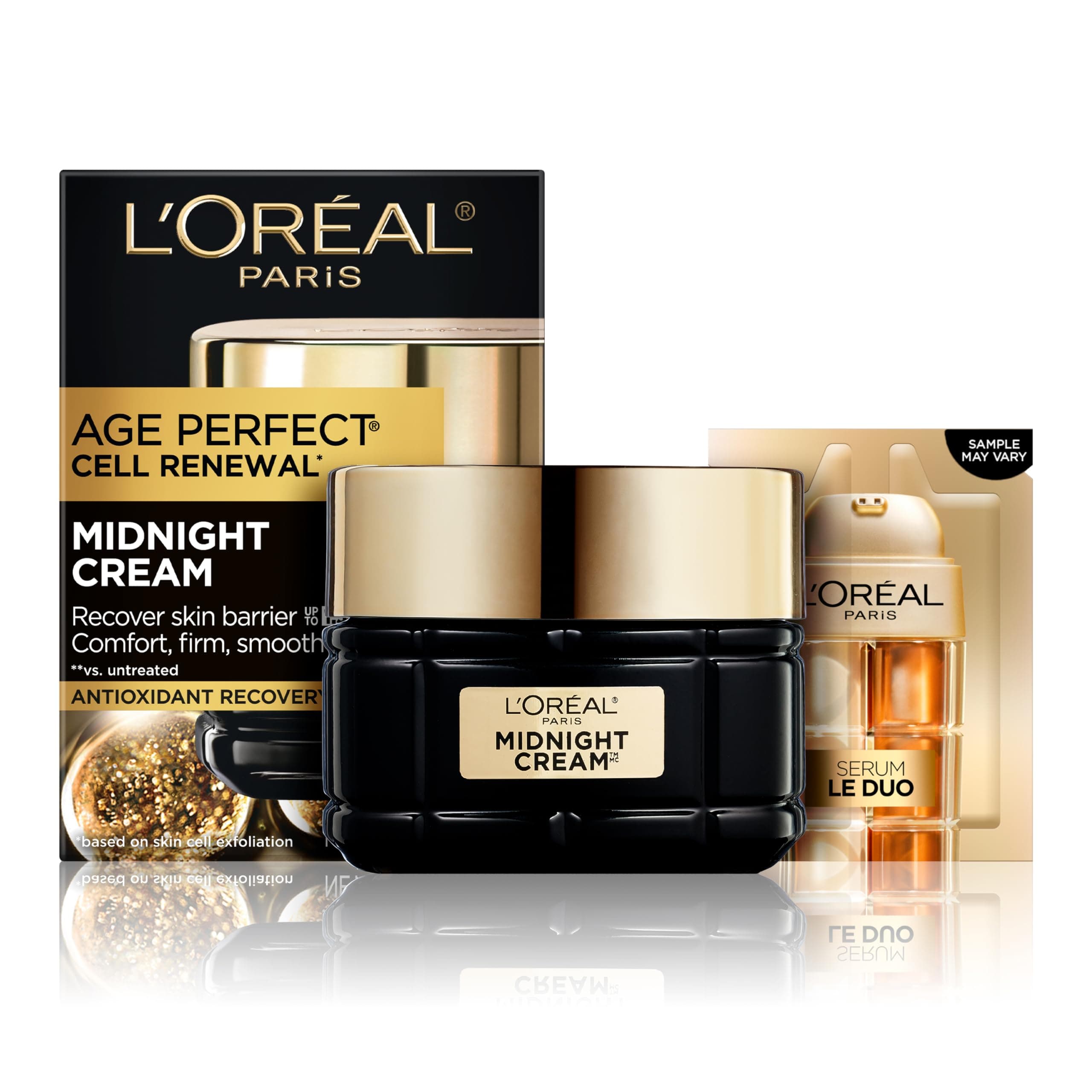 L'Oreal Paris Age Perfect Crema de medianoche antienvejecimiento, antioxidantes y vitamina E para