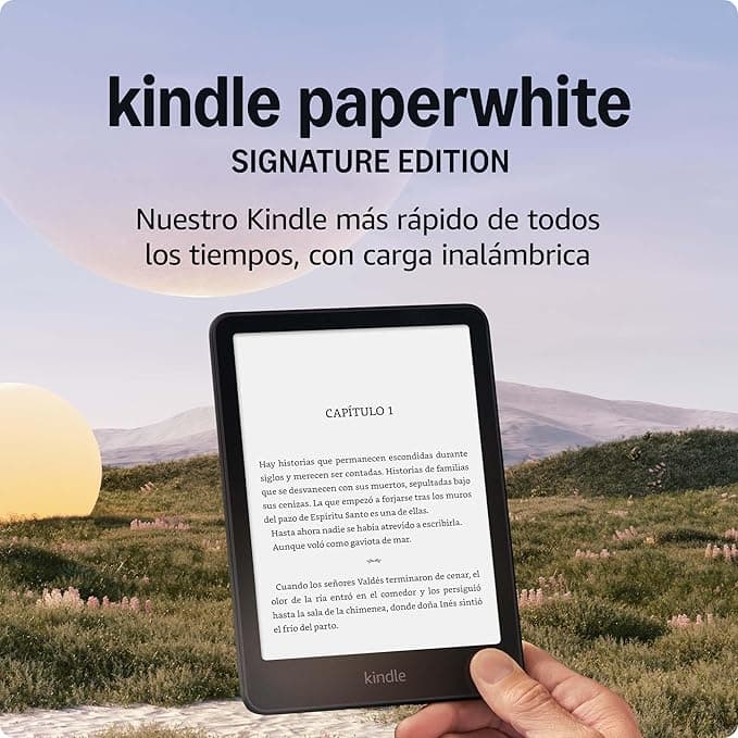 Amazon Kindle Paperwhite Signature Edition 32 GB (modelo más reciente) nuestro Kindle más rápido
