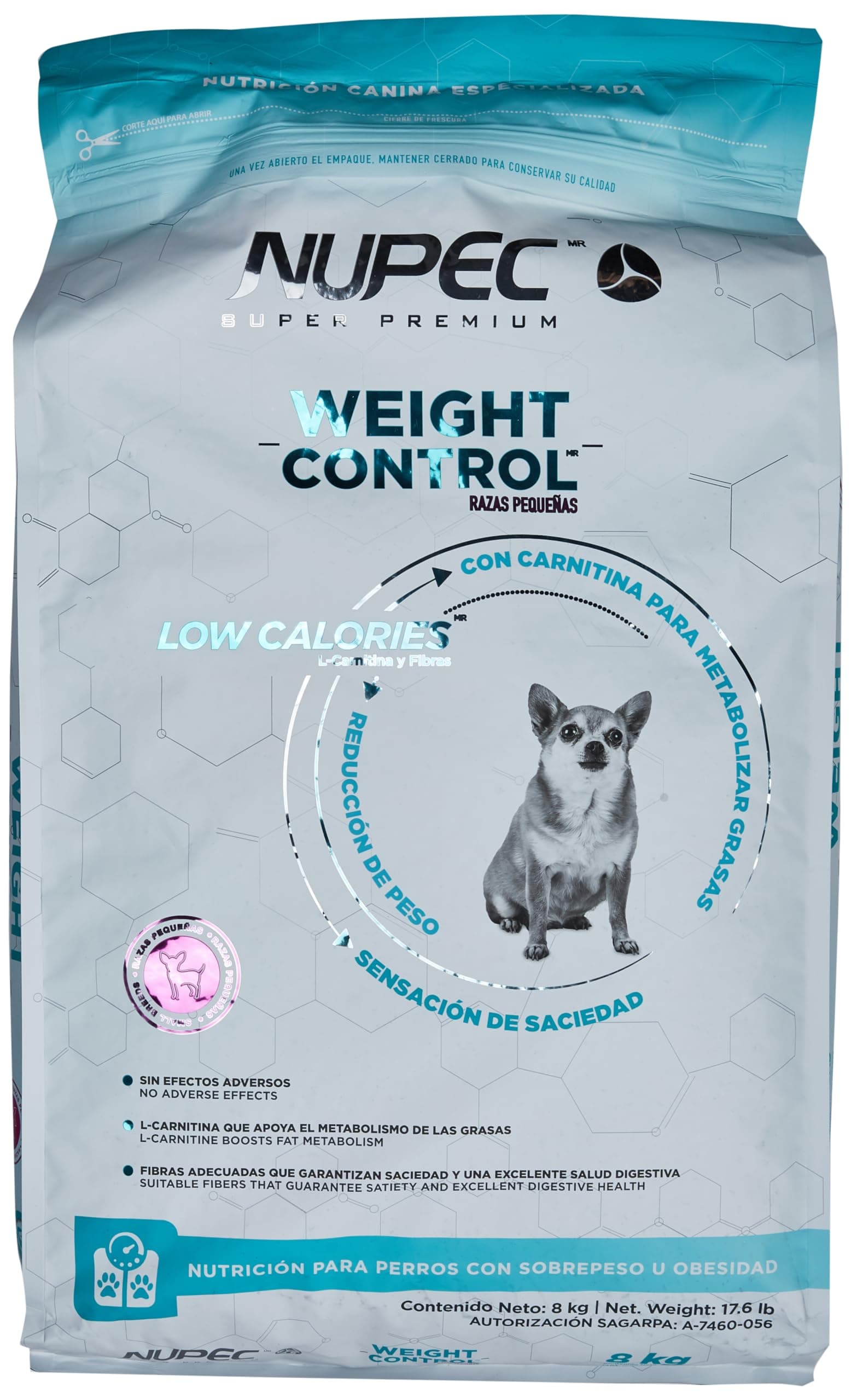 Nupec Alimento Seco para Perro Raza Pequeña Weight Control