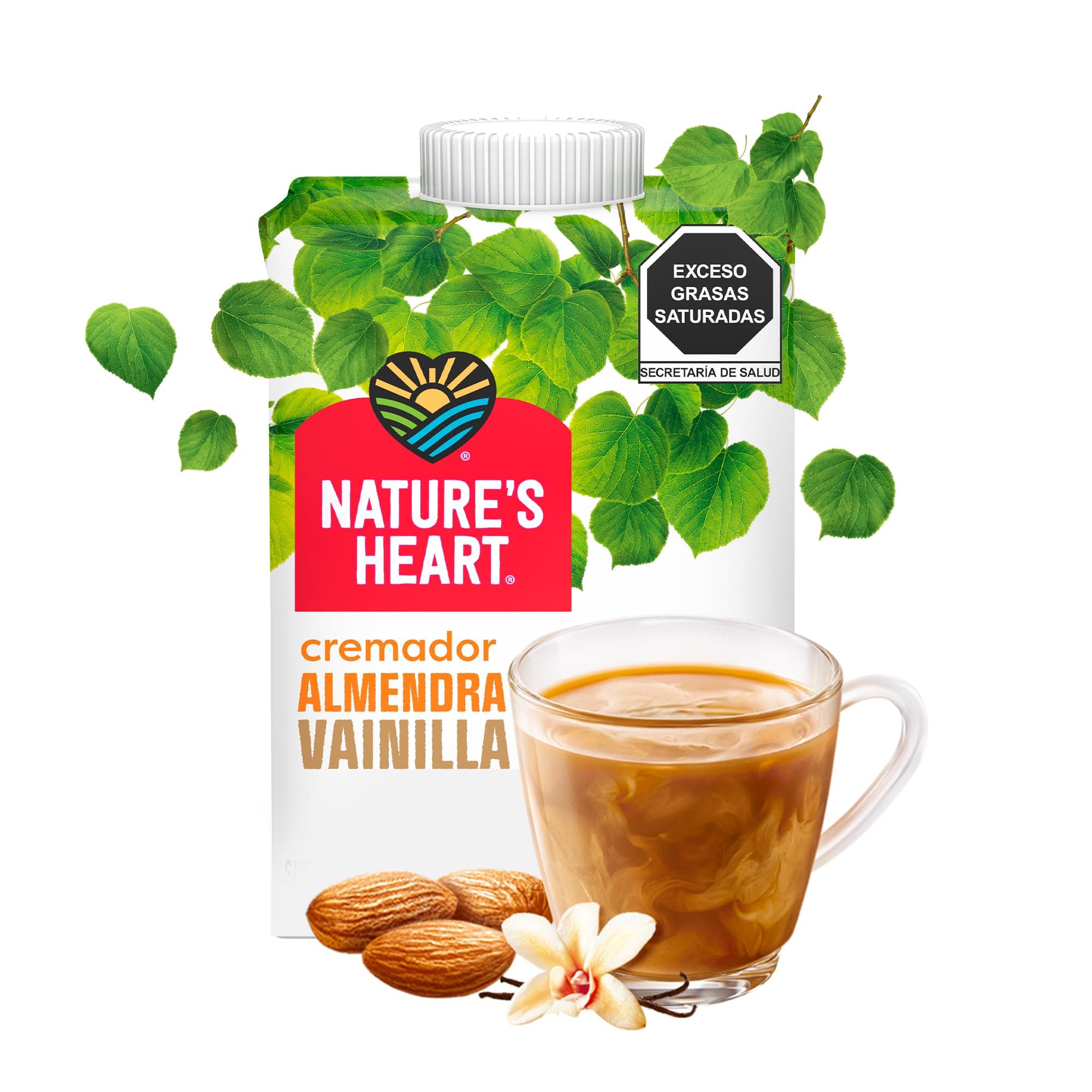 Nature's Heart Cremador Almendra y Vainilla Bote de 500 mililitros