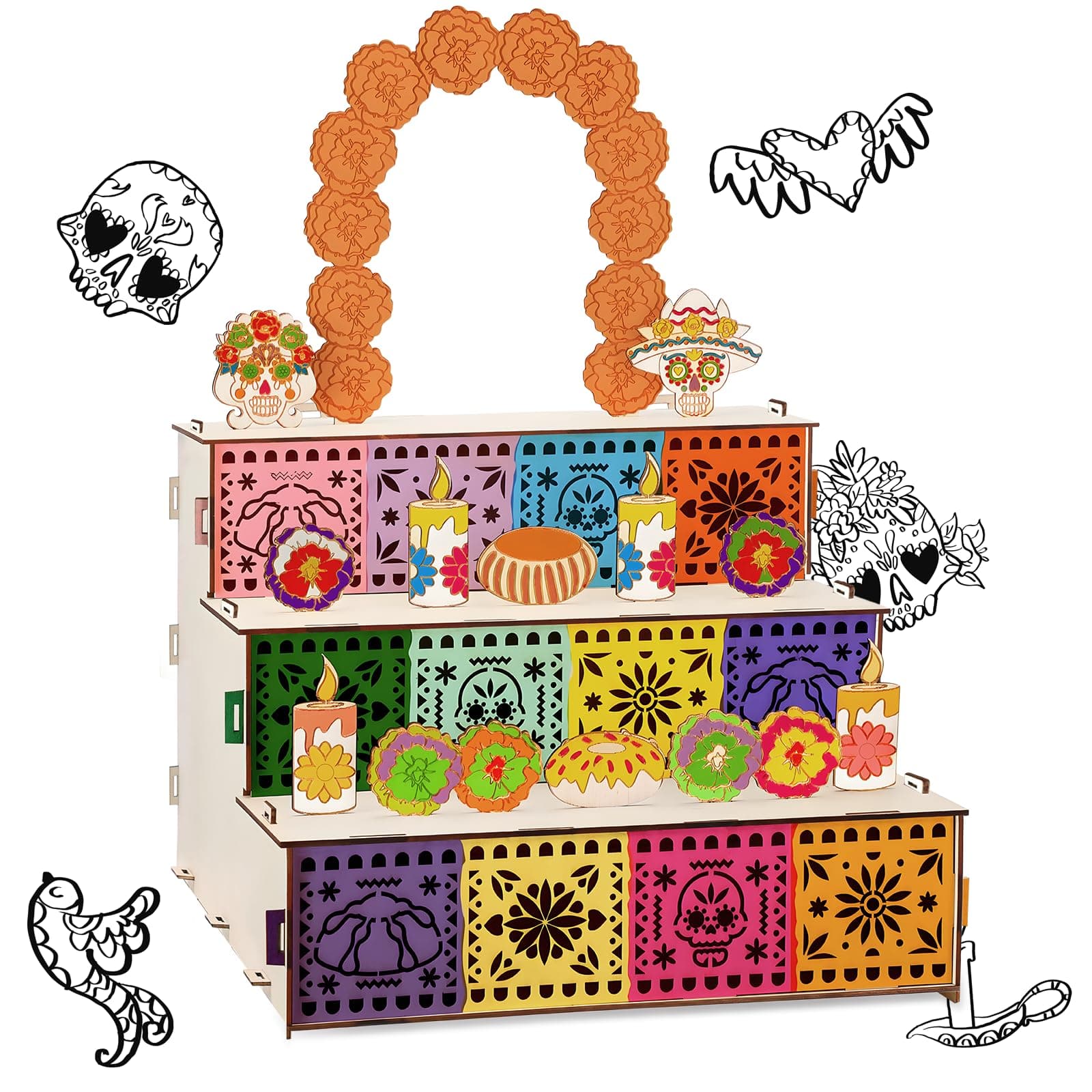 LISAPRO Altar Ofrenda Día de Muertos Chico