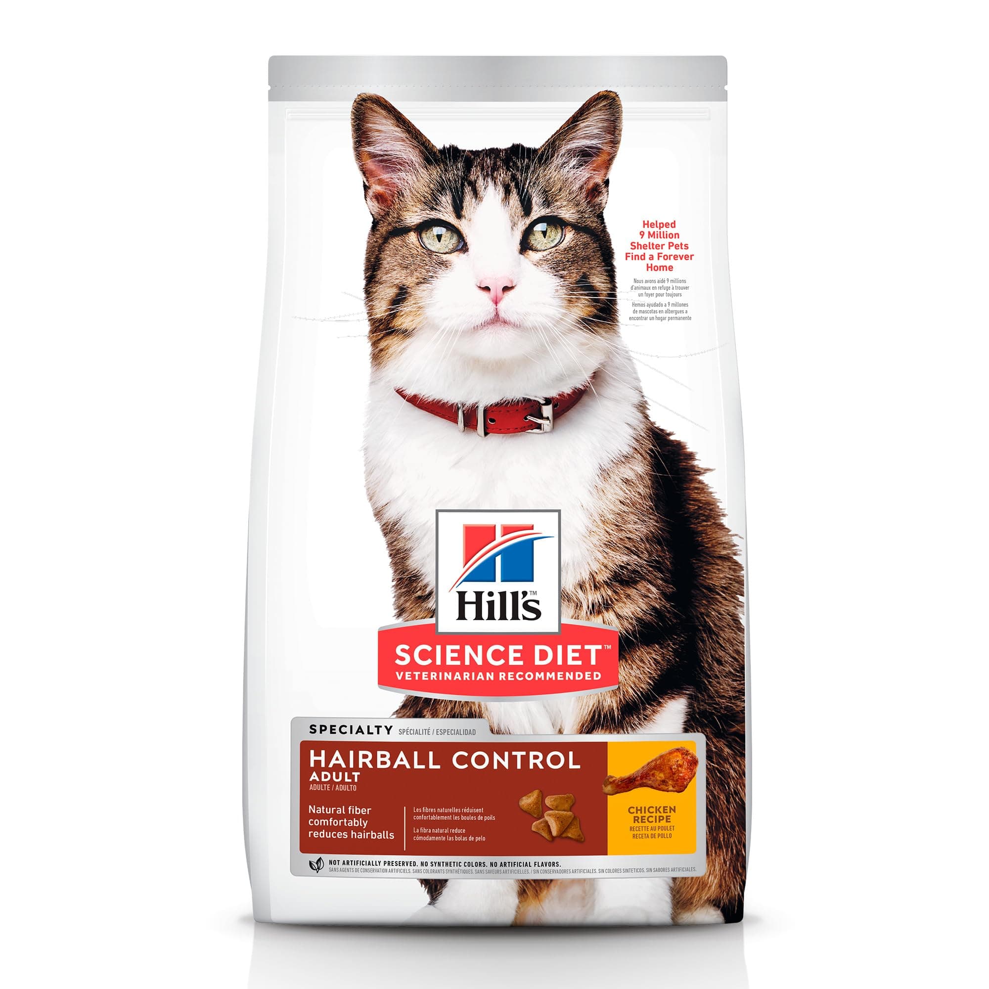 Hill's Science Diet Hairball Croquetas para Gato Adulto Sabor Pollo 7Kg