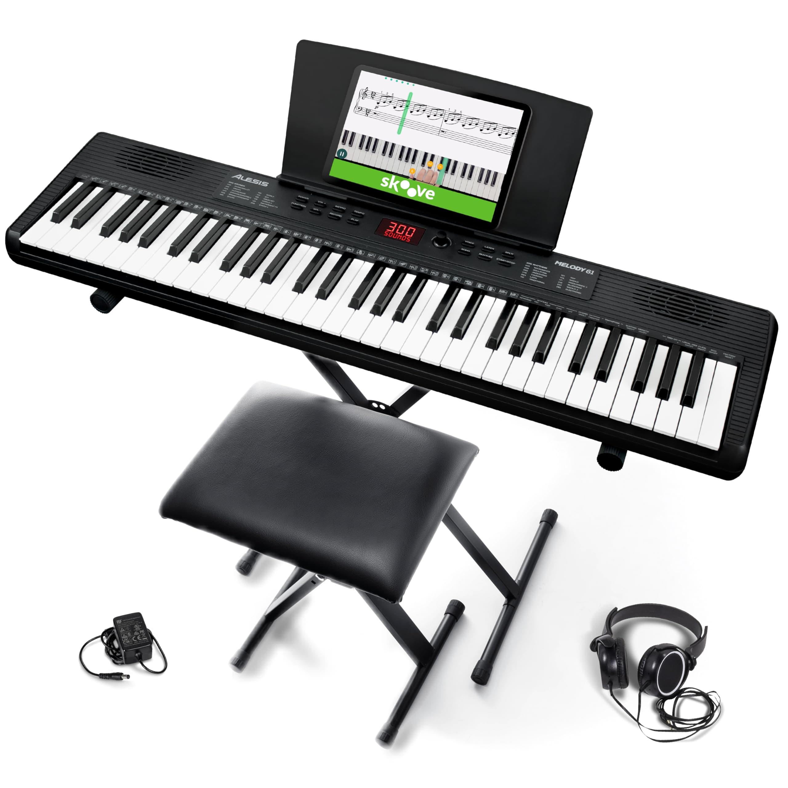 Alesis Melody 61 MK4 Teclado de Piano Eléctrico de 61 Teclas