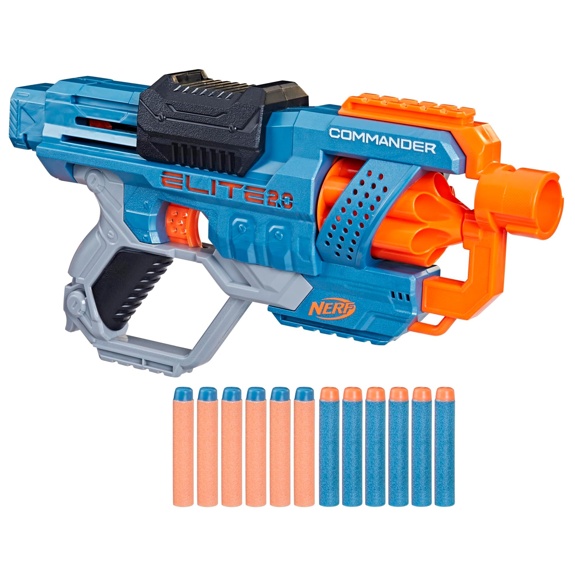 NERF Elite 2.0 Commander RD-6 Lanzador de Dardos