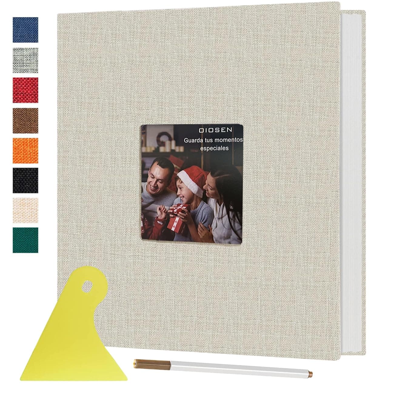 Álbum de fotos grande álbum de recortes magnético autoadhesivo DIY 40 páginas en blanco