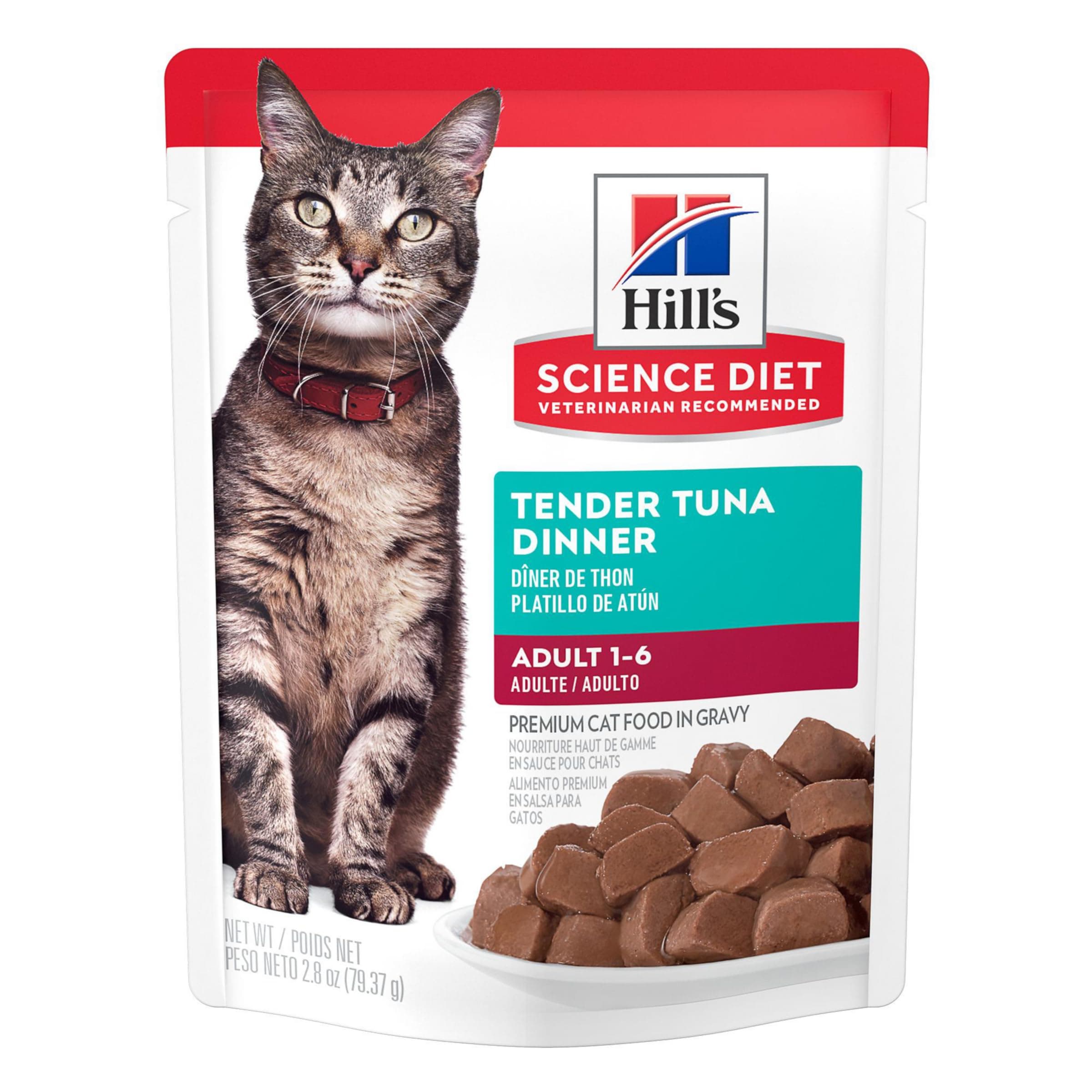Hill's Science Diet Alimento Húmedo para Gato Adulto Atún 24 Pack 79G