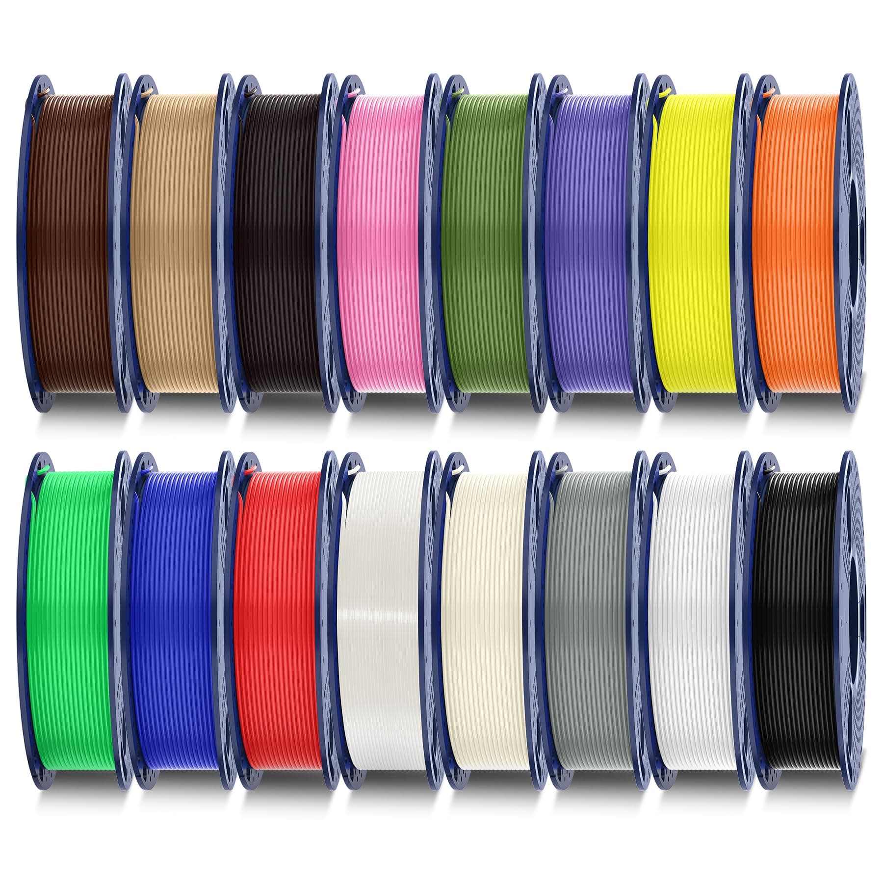 SUNLU - Paquete de filamento PLA Plus de 16 colores