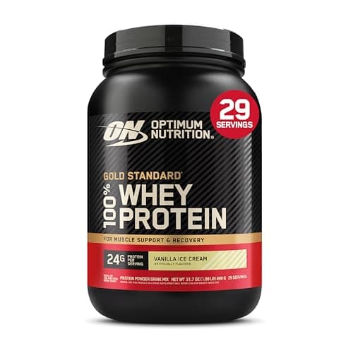 OPTIMUM NUTRITION ON Gold Standard Isolated Blend 100% Whey Proteína Sabor Vainilla 2LB. Baja