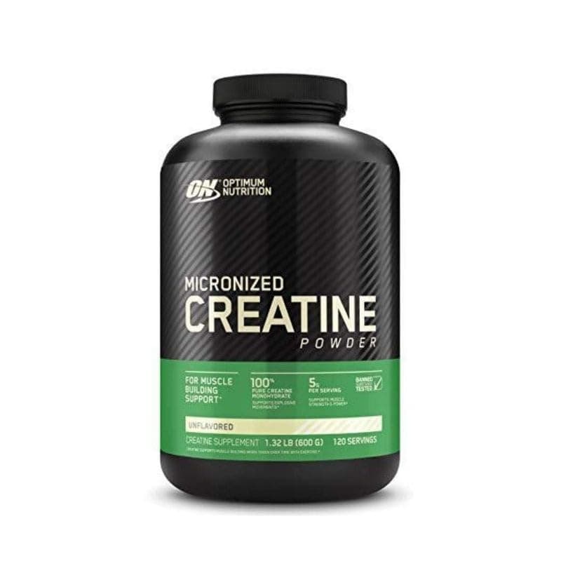 Optimum Nutrition Creatina en Polvo Sin Sabor 600G 120 Servicios