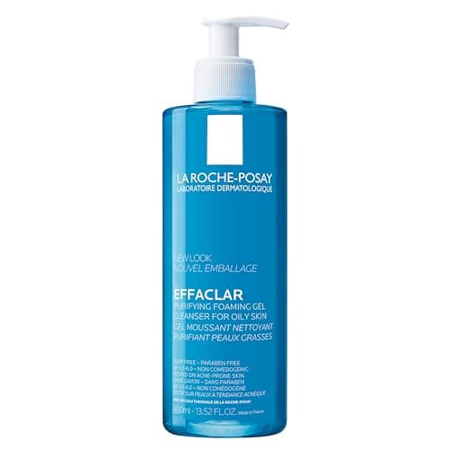 La Roche-Posay Effaclar, Gel Limpiador Facial Purificante para Piel Grasa y Sensible, Anti-imperfecciones y Anti-brillo, con Agua Termal y Zinc, 400 ml