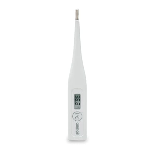 OMRON Eco Temp Basic MC-246-E4 – Termómetro Digital para Bebés y Adultos de Punta Redondeada con alarma auditiva