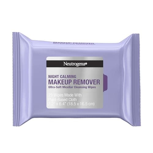 Toallitas desmaquillantes Neutrogena Night Calming 25 pzs