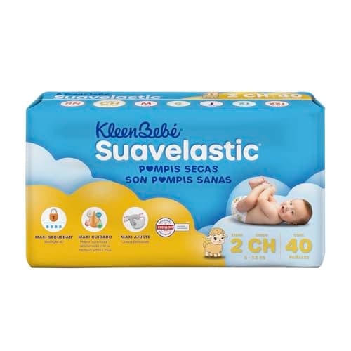 KleenBebé Suavelastic Pañal Desechable para Bebé