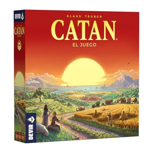 Devir - Catan, Juego de Mesa, 3-4 jugadores, Juego de Mesa Familiar, Juego de Mesa para jugar