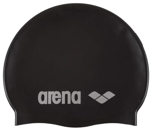 Arena Gorra Natación Classic Silicone única, Negro