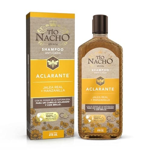 TIO NACHO - Shampoo Aclarante. Fortalece y aclara la fibra capilar