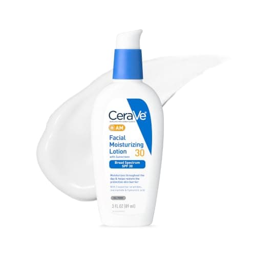 CeraVe - Loción hidratante facial AM Sunscreen SPF 30