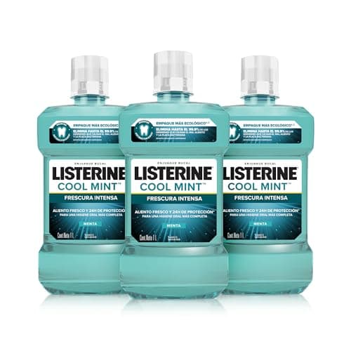 Listerine Enjuague Bucal Cool mint 3 pack de 1 L