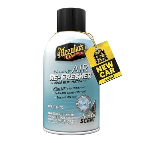 Meguiar's Air Re-Fresher Eliminador de Olores y Ambientador Olor a Auto Nuevo