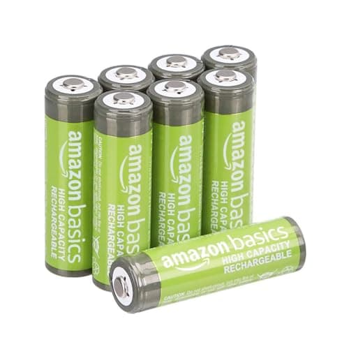 Amazon Basics - Paquete de 8 baterías recargables AA