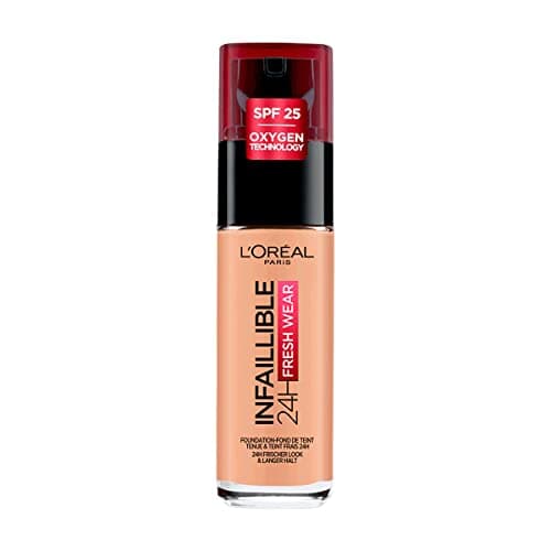 L'Oreal Paris, Infallible 32H Freshwear Base De Maquillaje Líquida, Larga Duración Y Alta