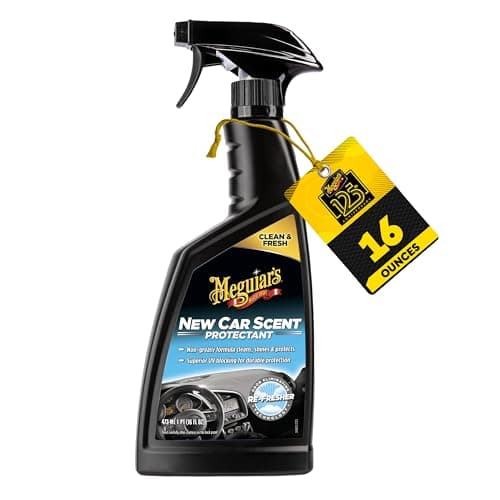 Meguiar's Oficial Protector Abrillantador De Tableros y Plasticos Aroma Auto Nuevo G4216 473 ml