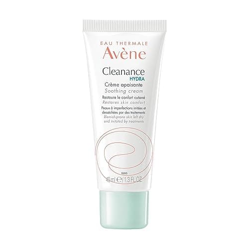 AVENE Cleanance Hydra, Crema Facial Hidratante y Calmante para Piel Grasa, con Glicol, 40 ml