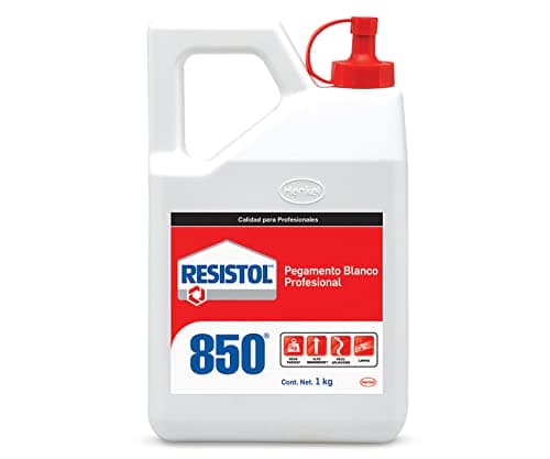 Resistol 850 Profesional, pegamento blanco clásico para madera, papel, cartón y más, resistol para