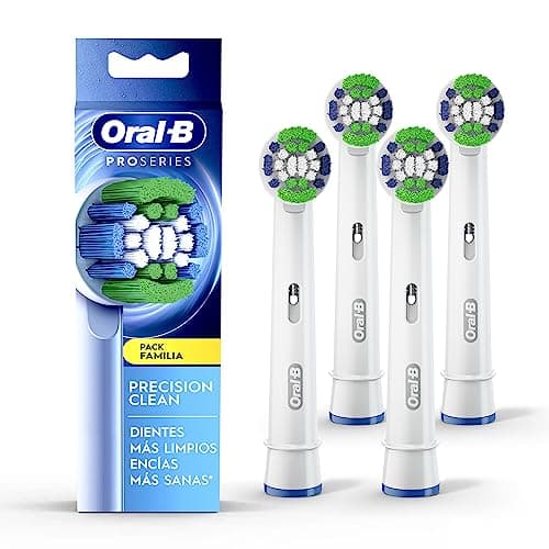 Oral-B Precision Clean, Cabezal Redondo de Repuesto para Cepillo Eléctrico, 4 Unidades