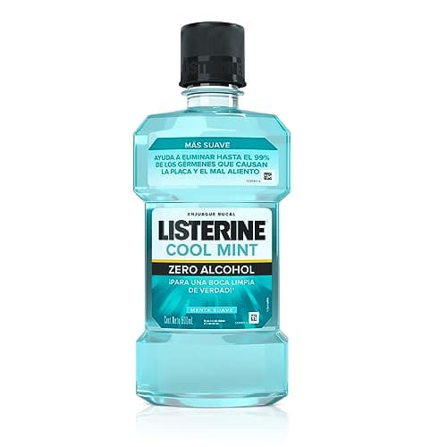 Listerine, Enjuague Bucal Cool Mint Zero Alcohol 500 Ml