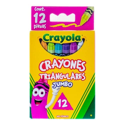 Crayola 12 Crayones Triangulares Jumbo