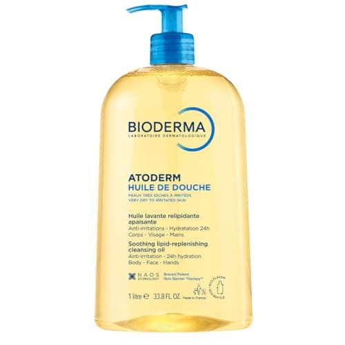 BIODERMA, Atoderm, Aceite de Ducha, Limpieza Suave y Humectante, Skincare Piel Muy Seca