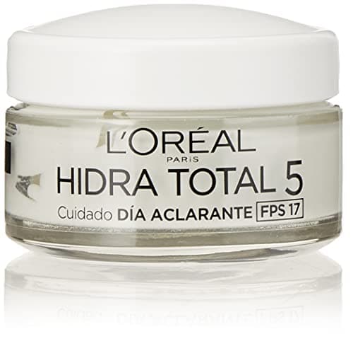 L'Oreal Paris, Crema Aclarante Fps17 Hidra Total 5 Anti-Manchas, 50Ml