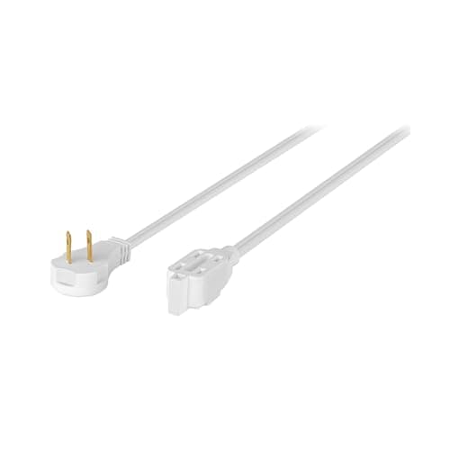 Volteck ED-2B, Extensión eléctrica doméstica, 2 m, blanca