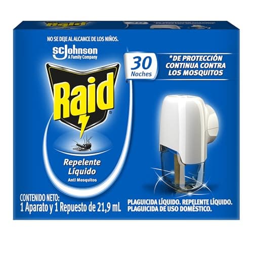 Raid Repelente de Mosquitos Líquido, 21.9 ml