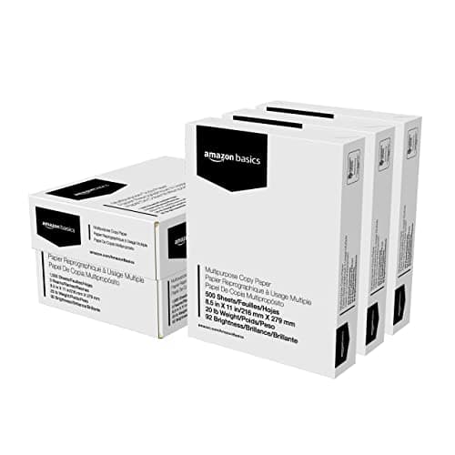 Amazon Basics Papel Multiusos Para Impresora Fotocopiadora