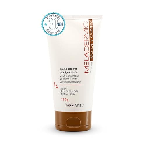 MELADERMIC Crema Corporal Despigmentante para Manos y Cuerpo