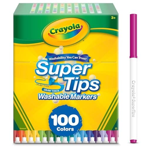 Plumones Marcadores Crayola Super tips 100 colores