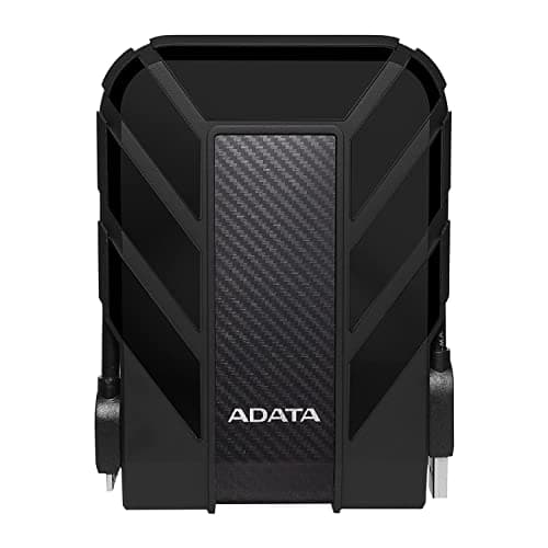 ADATA Disco Duro Externo HDD HD710P, 2 TB,Resistente a golpes,agua y polvo, certificación grado militar, Color Negro
